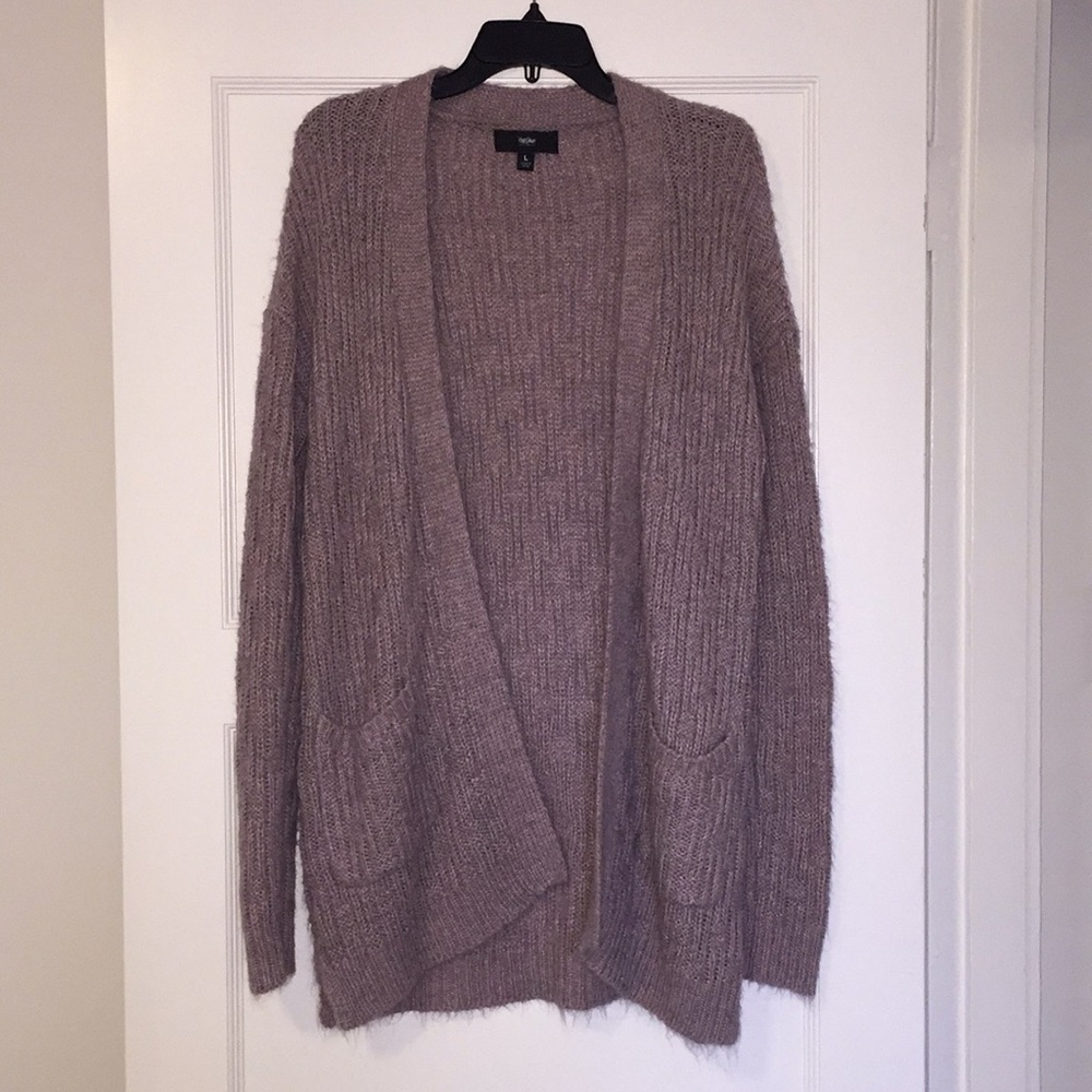 Oversized knit sweater